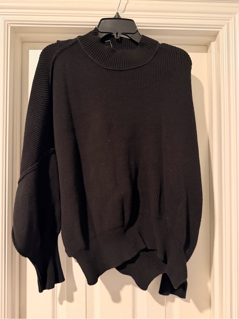 Zenana Outfitters Black Ribbed Turtleneck Sweater